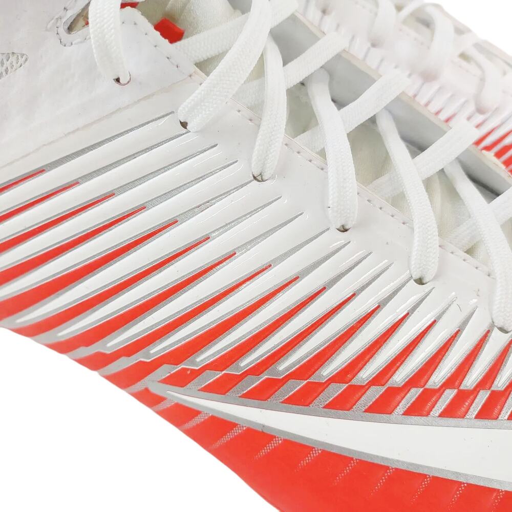NIKE Vapor Speed 2 PF TD Mid Men's 16 Football Cleats 847089-811 Orange White - Picture 10 of 10